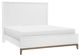 Legacy Classic Melrose Cloud White/Desert Oak King Sculpted Panel Bed-0