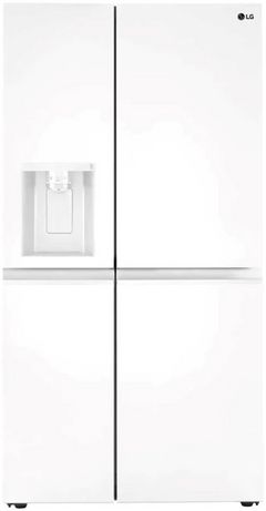 LG 36 in. 27.2 Cu. Ft. Smooth White Side-by-Side Refrigerator