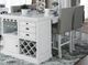Furniture of America® Sutton 5-Piece Antique White/Gray Counter Table Set-0