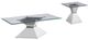 Coaster® Jenny 2-Piece Tempered Glass Top Occasional Table with Chrome Base Set-0