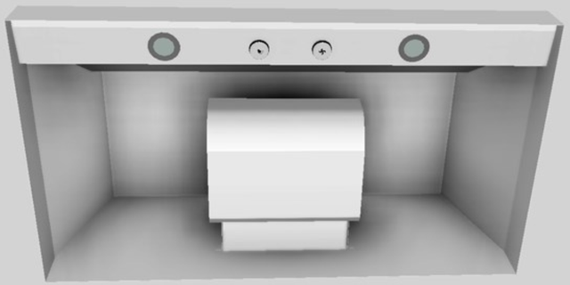 Vent-A-Hood® 36" White Wall Mounted Liner Insert-2