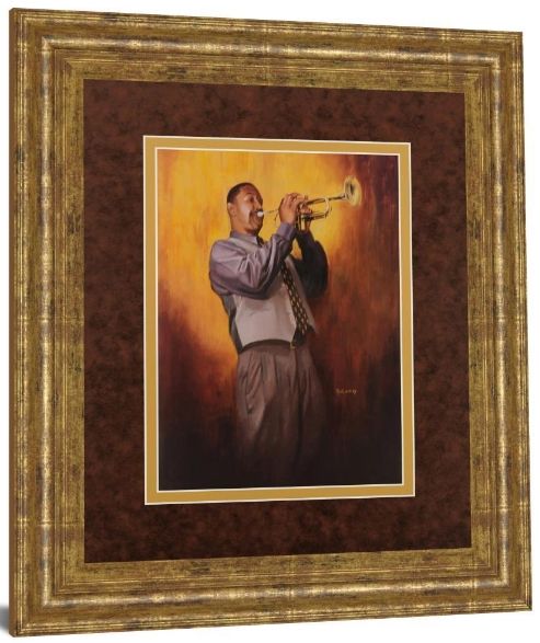 Classy Living Delancy Trumpet Man Wall Art-3
