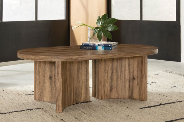 Signature Design by Ashley® Austanny Warm Brown Coffee Table-4