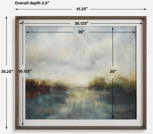 Uttermost® Simon Addyman Blue Reverie Framed Print-2