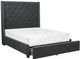 Mazin Furniture Fairborn Gray Eastern King Storage Bed-1