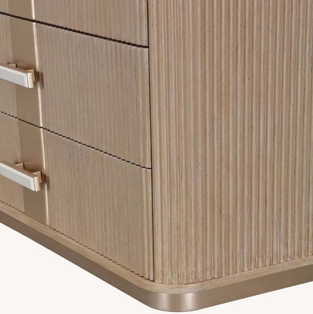 Michael Amini® West Kensington Sea Salt Caramel Highboy Chest-3