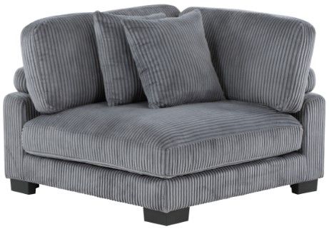 Mazin Furniture Traverse 4-Piece Gray Modular Sectional -3