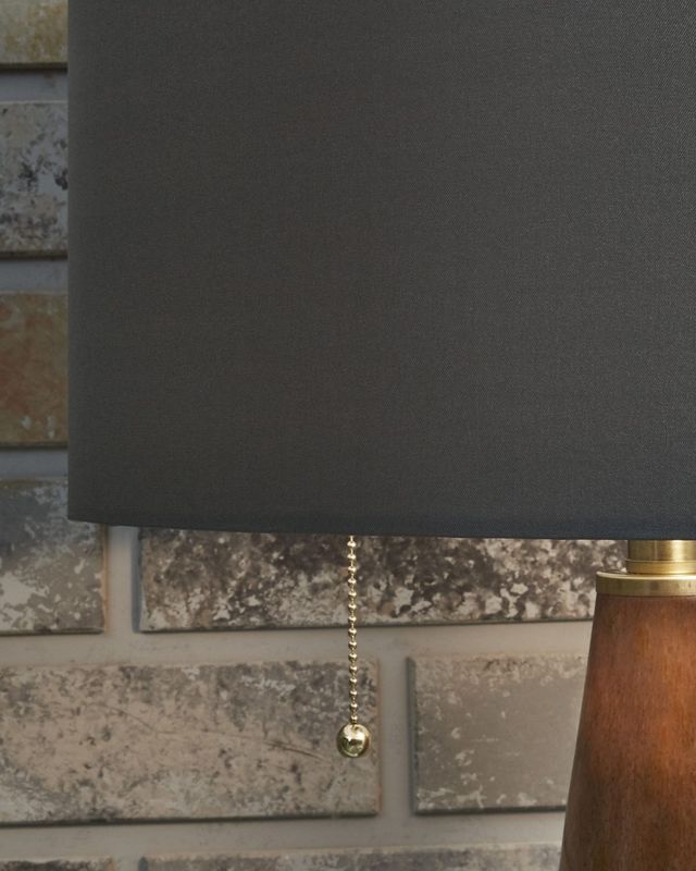Signature Design by Ashley® Oranburg Gray/Brown Table Lamp-3