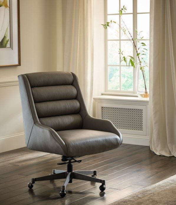 aspenhome® Drew Luxe Gray Executive Chair-1