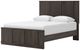Signature Design by Ashley® Shaehartin Dark Brown Queen Panel Platform Bed-4