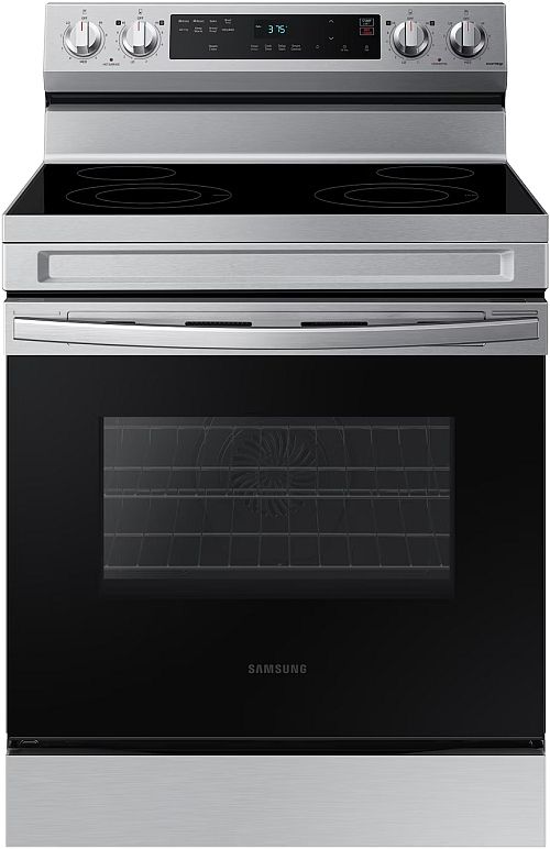 Samsung 30" Stainless Steel Freestanding Electric Range with Air Fry-0