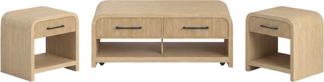 Elements International Ridgemont 3-Piece Natural Occasional Table Set-0