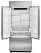 KitchenAid® 20.81 Cu. Ft. Stainless Steel Built In French Door Refrigerator-1