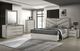 Furniture of America® Ventnor 4-Piece Gray Queen Bedroom Set-0