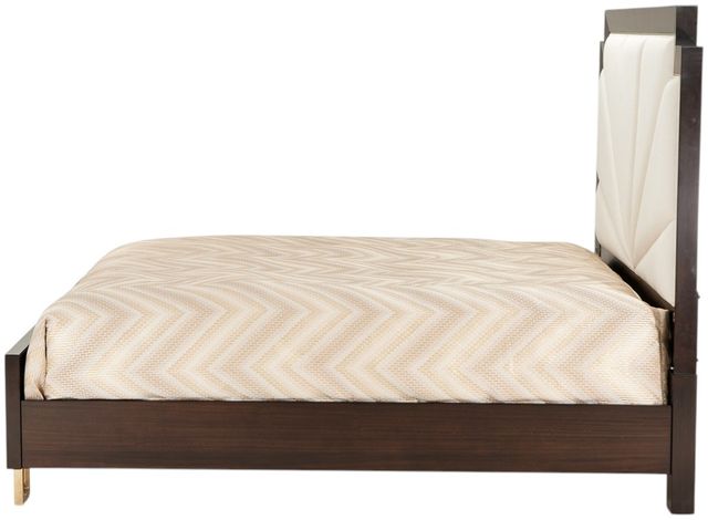 Michael Amini® Belmont Place Espresso California King Upholstered Panel Bed-3