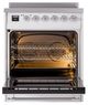 Ilve® Nostalgie II Noblesse 30'' Custom RAL Color Pro Style Induction Range with Chrome Trim-1