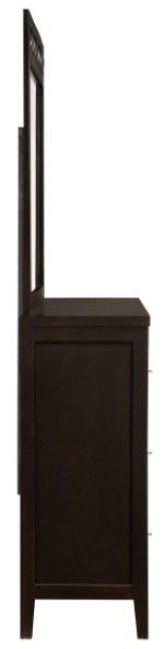 Coaster® Carlton Cappuccino Dresser and Mirror Set-2