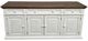 Million Dollar Rustic White Island China Buffet Base-0