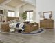 Vaughan-Bassett Laurel Honey Queen Elder Poster Bed with Storage Bench-3