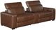 Homelegance® Sutton 3-Piece Brown Double Power Reclining Sectional with Center Console-2