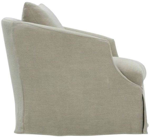 Rowe® Customizable Emmerson Slipcovered Swivel Chair-2