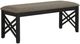 New Classic® Home Furnishings Potomac Black/Brown Bench-0