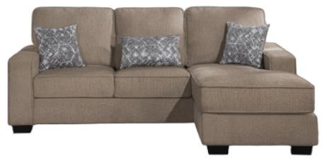 Milton Greens Stars 2-Piece Brown Plushy Cushioned Flared Square Arm Sectional-0