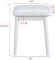 Crown Mark Cecilia 3-Piece White Vanity Set-3