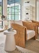 Universal Explore Home™ Weekender Coastal Living Home Madeira White Sand Accent Table-1