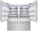ZLINE 72" 39.6 Cu. Ft. Satin Stainless Steel Built In French Door Refrigerator-1