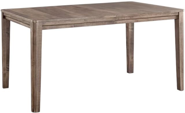 Bassett® Furniture Origins Dandridge Fog 60" Rectangle Dining Table with 2 Leaves-1