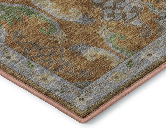 Dalyn™ Rug Company Hatay HY6 Copper 5'x8' Area Rug-1
