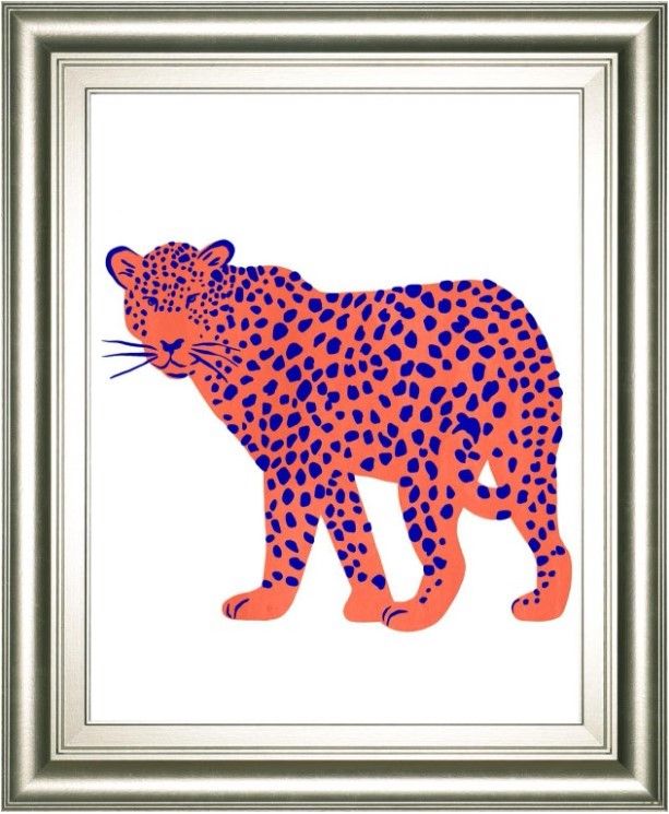 Classy Living Emma Scarvey Bright Leopard Wall Art-0