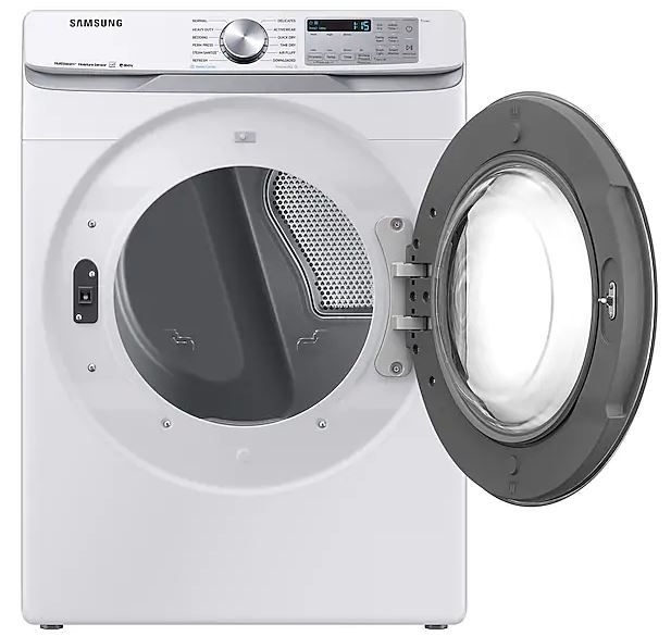 Samsung 7.5 Cu. Ft. White Front Load Gas Dryer-3