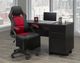 Brassex Inc. Eclipse Black/Red Office Chair-2