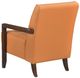 Homelegance® Crafton Orange/Walnut Accent Chair-4