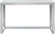 Modus Furniture Amalfi Chrome/White Sideboard-2