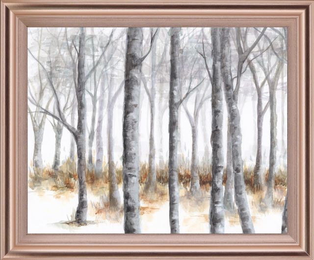 Classy Living Whispering Silver Woods Framed Wall Art-0