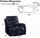 ACME Furniture Aashi Navy Manual Recliner-2