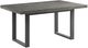 Elements International Sawyer 7-Piece Cream/Smokey Dark Ash Dining Set-1