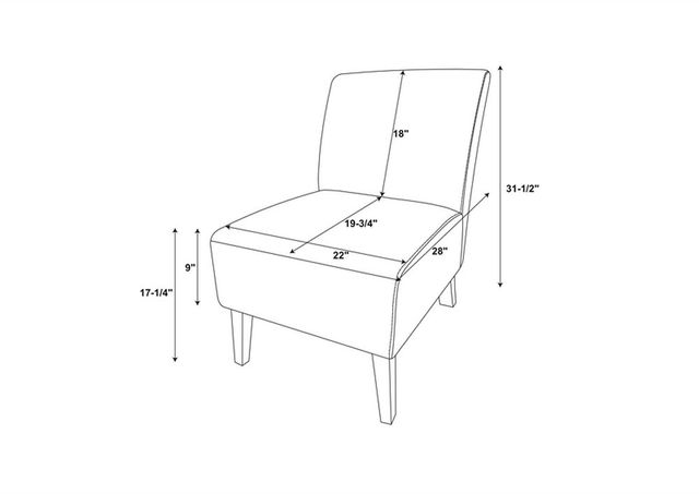 Linon Promo Script Accent Chair-0