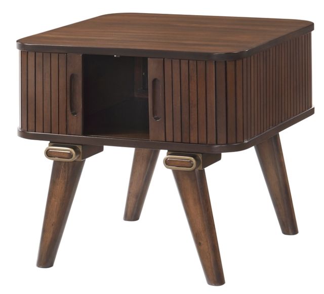 Homelegance® Monroe Walnut End Table-4