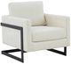 VIG Furniture Modrest Prince Black/Cream Accent Chair-0
