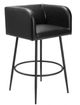 Zuo® Modern Horbat Black Barstool-4