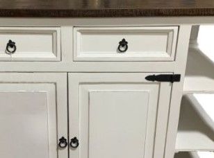 Million Dollar Rustic Brown Top Island-1