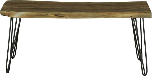 Signature Design by Ashley® Haileeten Brown/Black Accent Bench-3