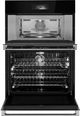 Jennair® NOIR™ 30" Stainless Steel Oven/Micro Combo Electric Wall Oven with V2™ Vertical Dual-Fan True Convection with Advanced Temperature Precision-1