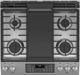 GE® 30" Stainless Steel Slide-In Natural Gas Double Oven Range-2