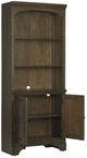 Coaster® Hartshill Burnished Oak Bookcase with Cabinet-2