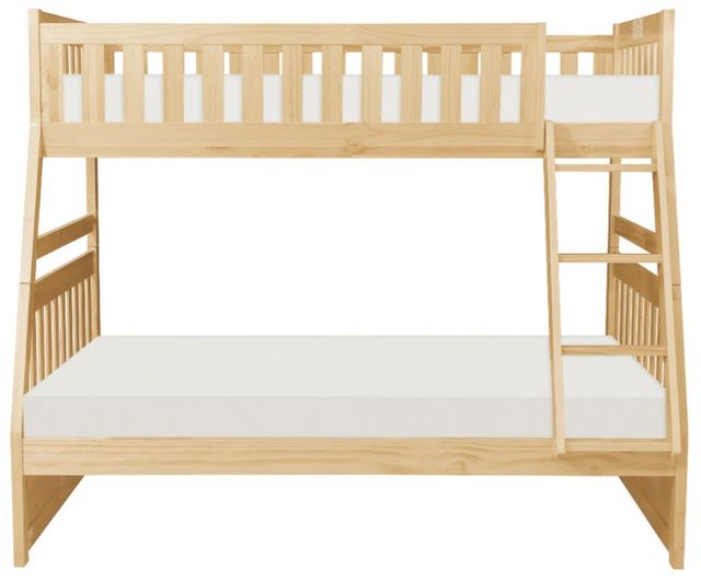 Homelegance® Bartly Natural Pine Twin/Full Bunk Bed-2